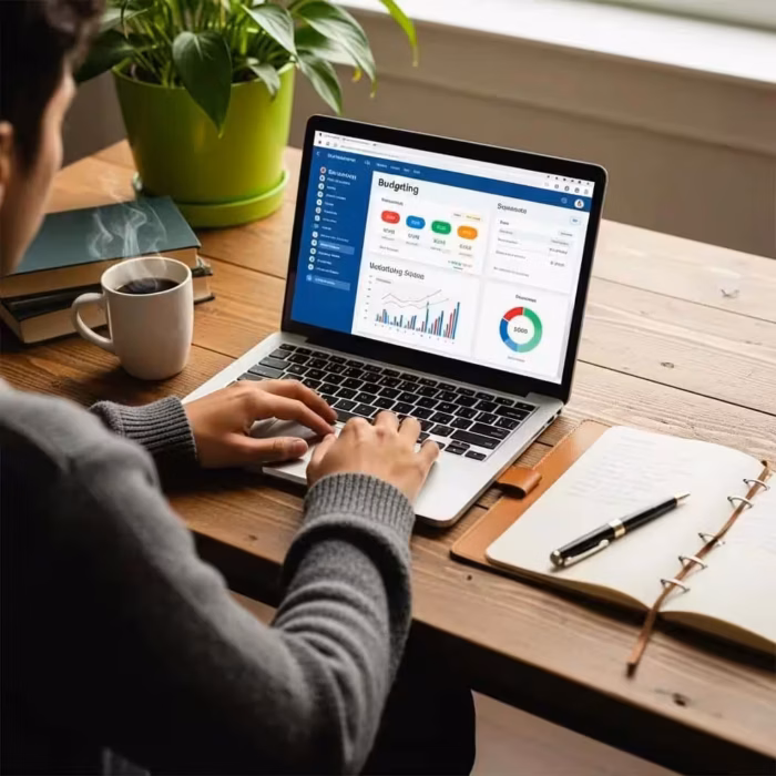 Cozy Workspace With A Laptop And Budgeting Tools For Financial Planning B02998ea 2418 458d 9f84 791fc9f26628 3 Cozy workspace with a laptop and budgeting tools for financial planning