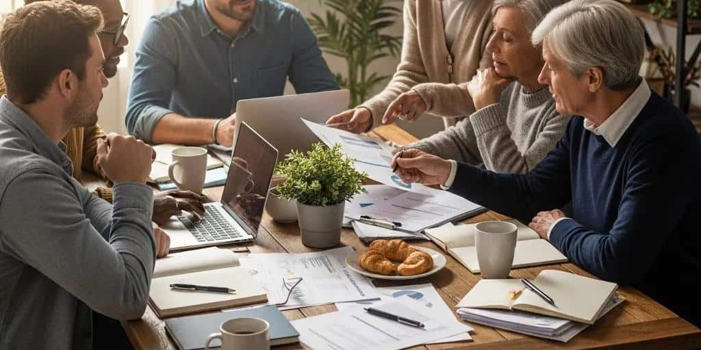 Diverse Group Discussing Credit Repair In A Cozy Home Setting 08e49fad 5f8c 466b 8643 0d633a6f0496 3 Diverse group discussing credit repair in a cozy home setting