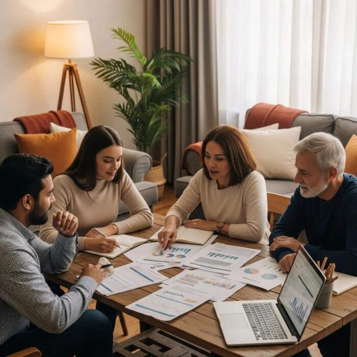 Group Of Diverse Individuals Discussing Credit Repair In A Cozy Setting 51e13c4e 9f4c 4039 B4f6 719c727b319d 1 Group of diverse individuals discussing credit repair in a cozy setting