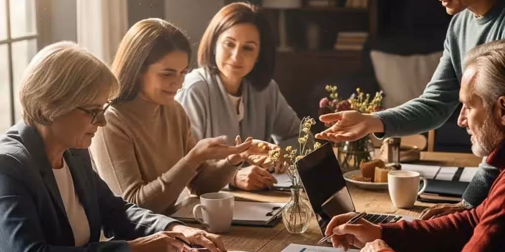 Group Of Diverse Individuals Discussing Credit Repair Services In A Cozy Home Environment Ffa9053e 1bdf 47ca Bcf5 60c2fb023667 3 Group of diverse individuals discussing credit repair services in a cozy home environment