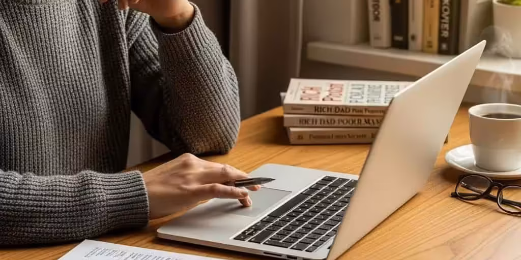 Person Reviewing Credit Score Report At A Cozy Desk With Coffee And Finance Books 84ff26c2 09a7 4f0e 93da 2ff7a0a7f2f4 3 Person reviewing credit score report at a cozy desk with coffee and finance books