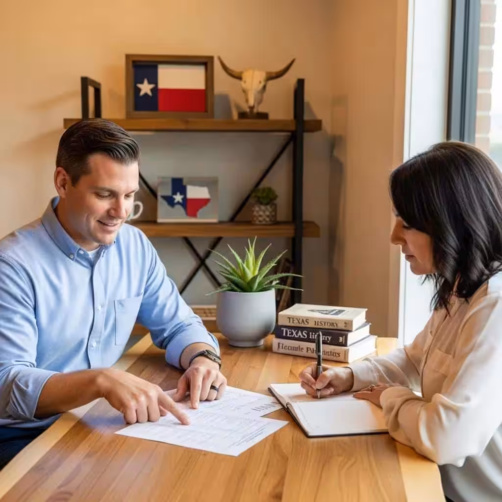 Texas credit repair professional providing personalized service to a client